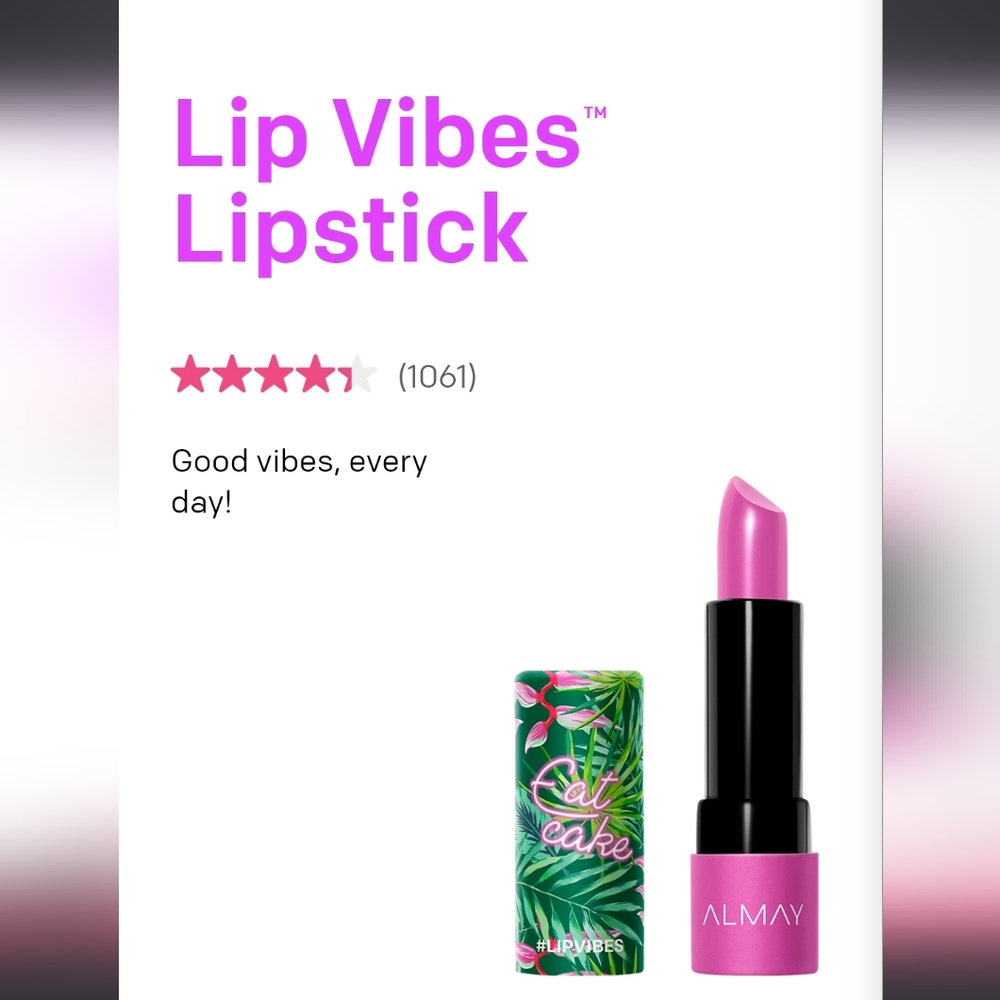 Eat Cake - Almay Lip Vibes**Free w/ eyeshadow purchase